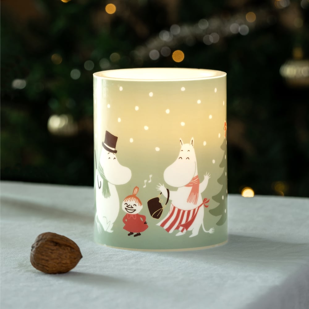 Moomin Festive Spirits LED Candle 5 in - Muurla