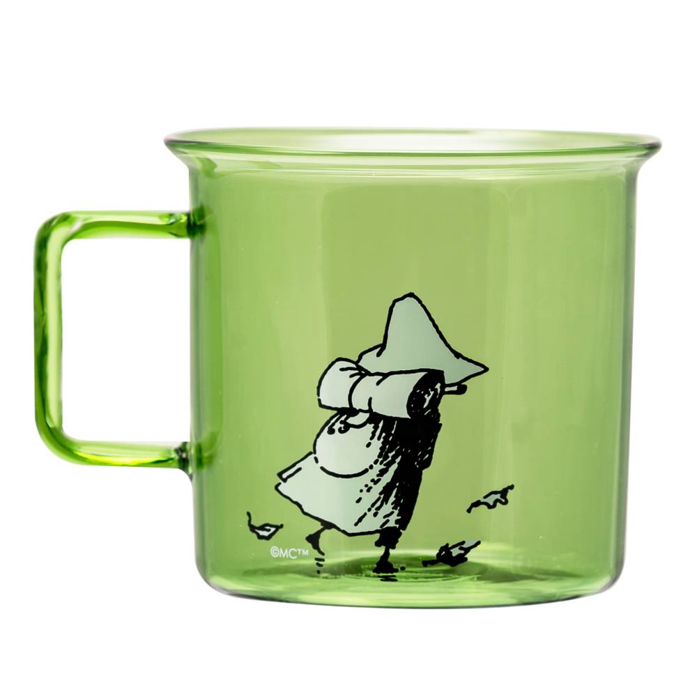 Snufkin Glass Mug 11.8oz - Muurla