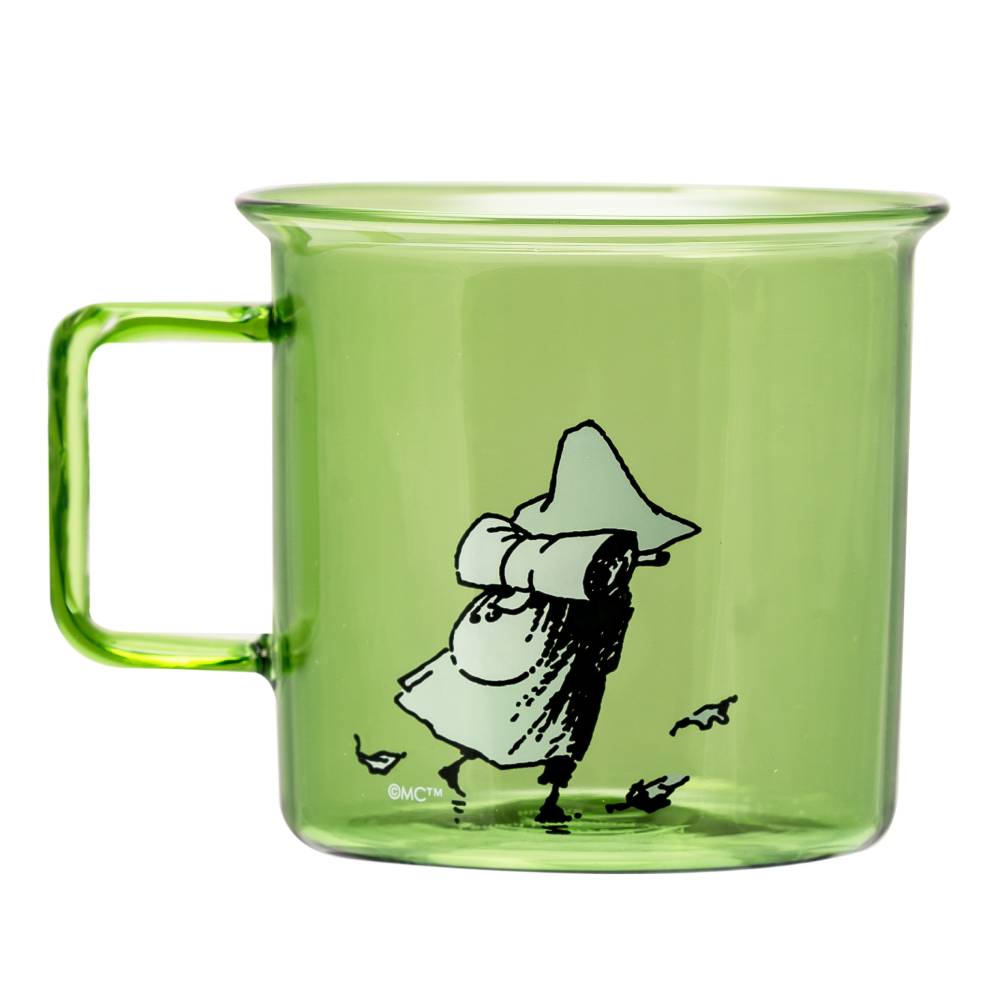 Snufkin Glass Mug 11.8oz - Muurla | Moomin Shop US