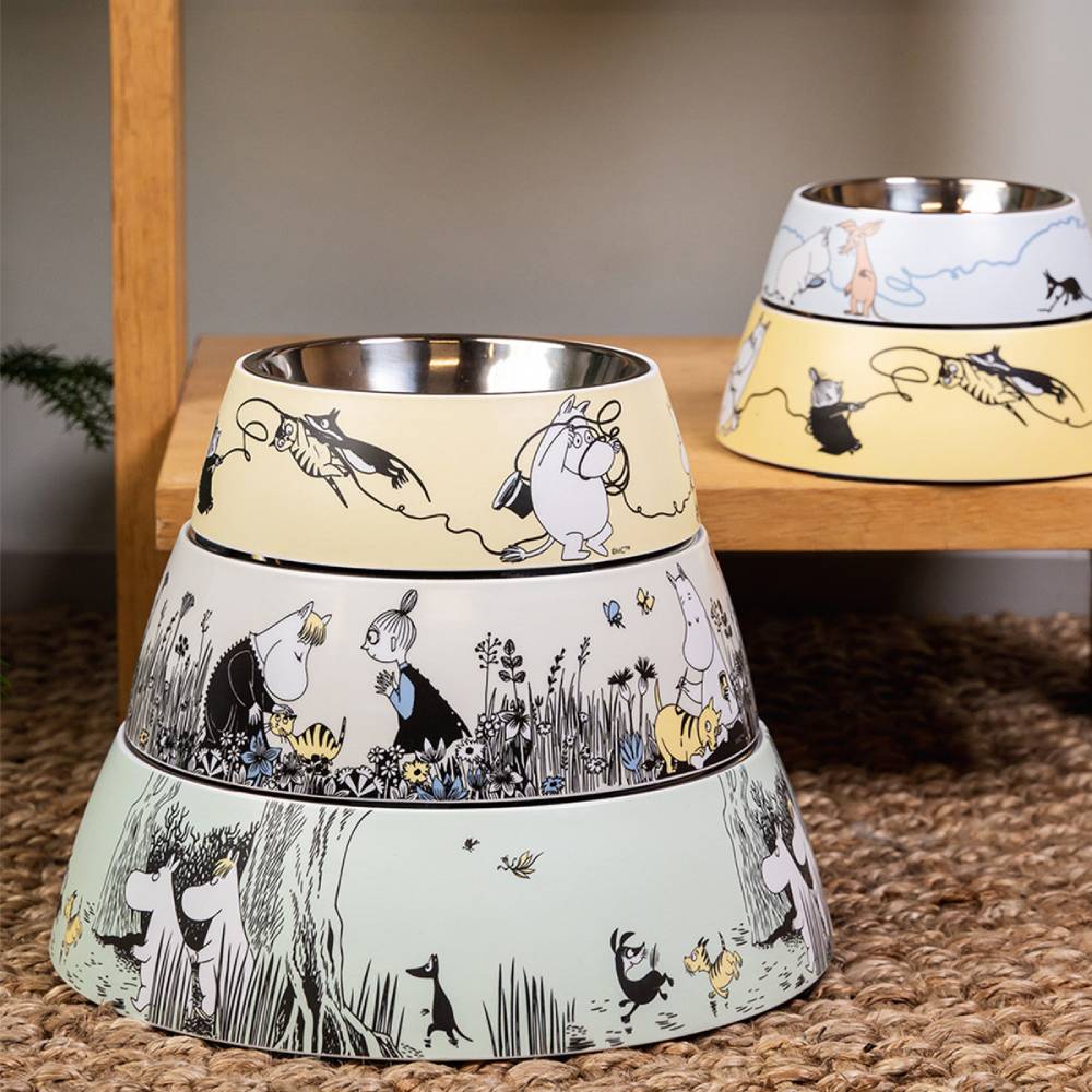 Moomin for Pets Food Bowl XL Green - Muurla