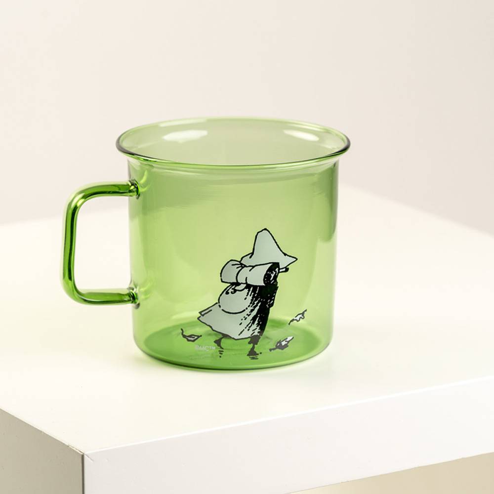 Snufkin Glass Mug 11.8oz - Muurla