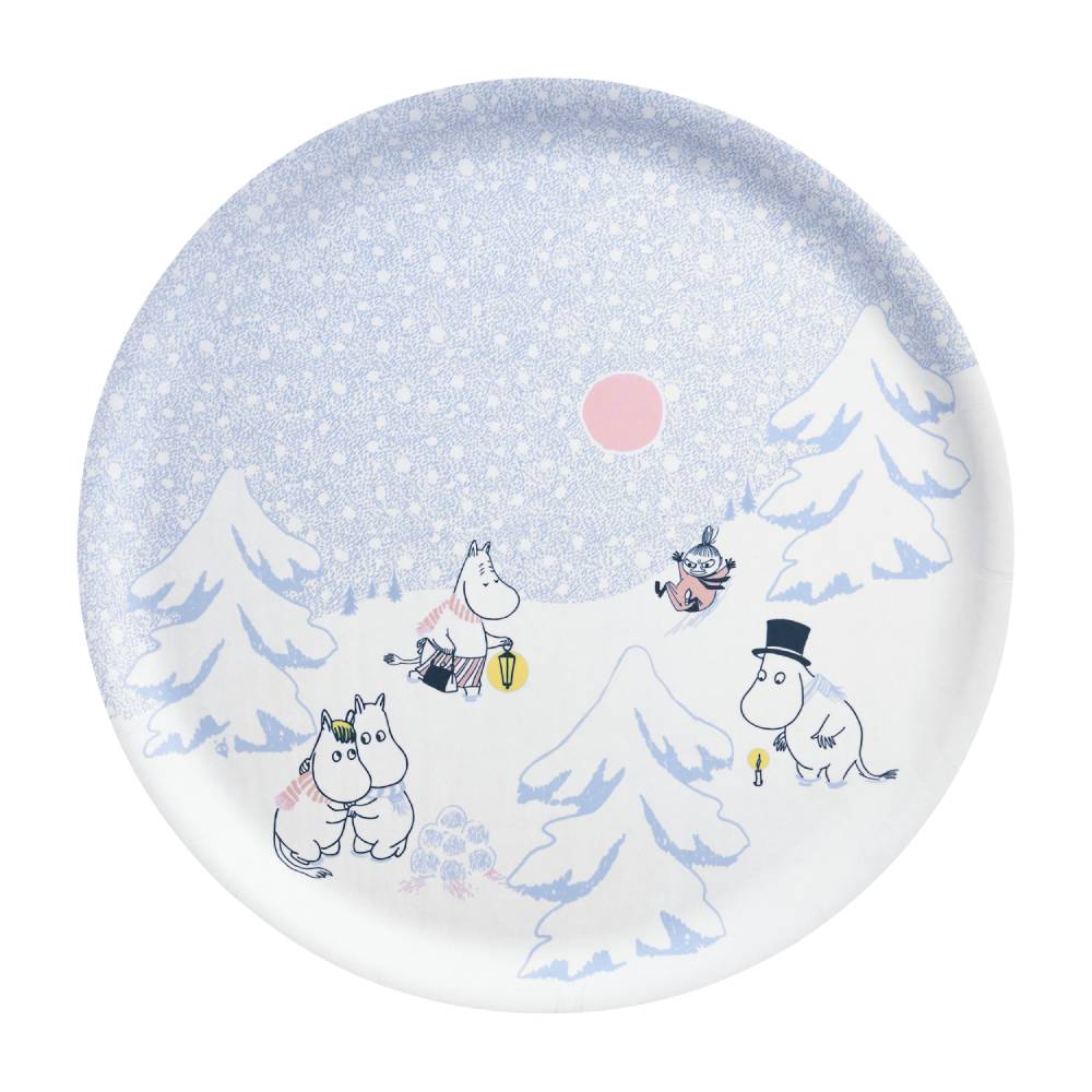 Moomin Let it Snow Tray 14 in - Muurla | Moomin Shop US
