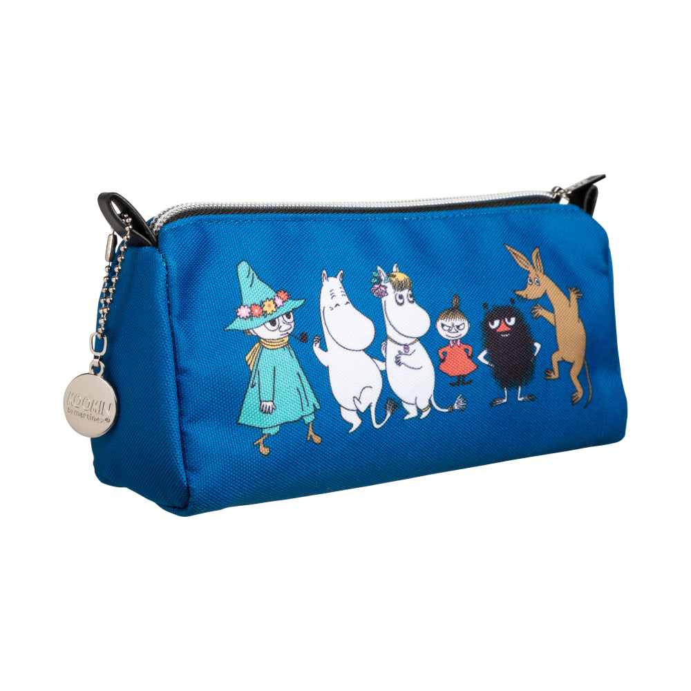 Moomin Friends Pencil Case Blue - Martinex