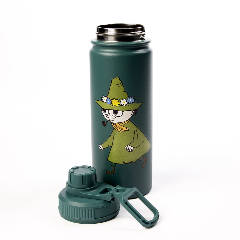 Snufkin Thermal Everyday Bottle Dark Green - The Official Moomin Shop