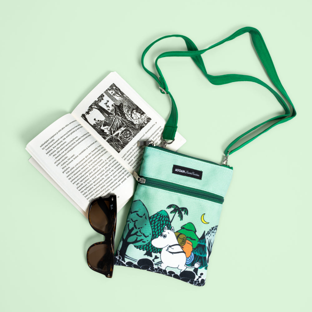 Moomintroll Adventuring Passport Bag - Nordicbuddies