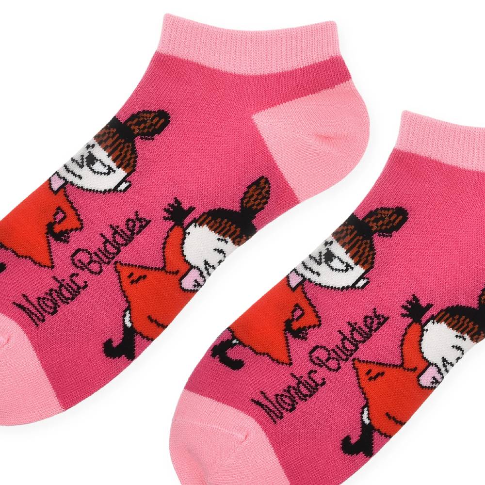 Moomin Little My Ankle Socks Red 6-11.5 - Nordicbuddies | Moomin Shop United States
