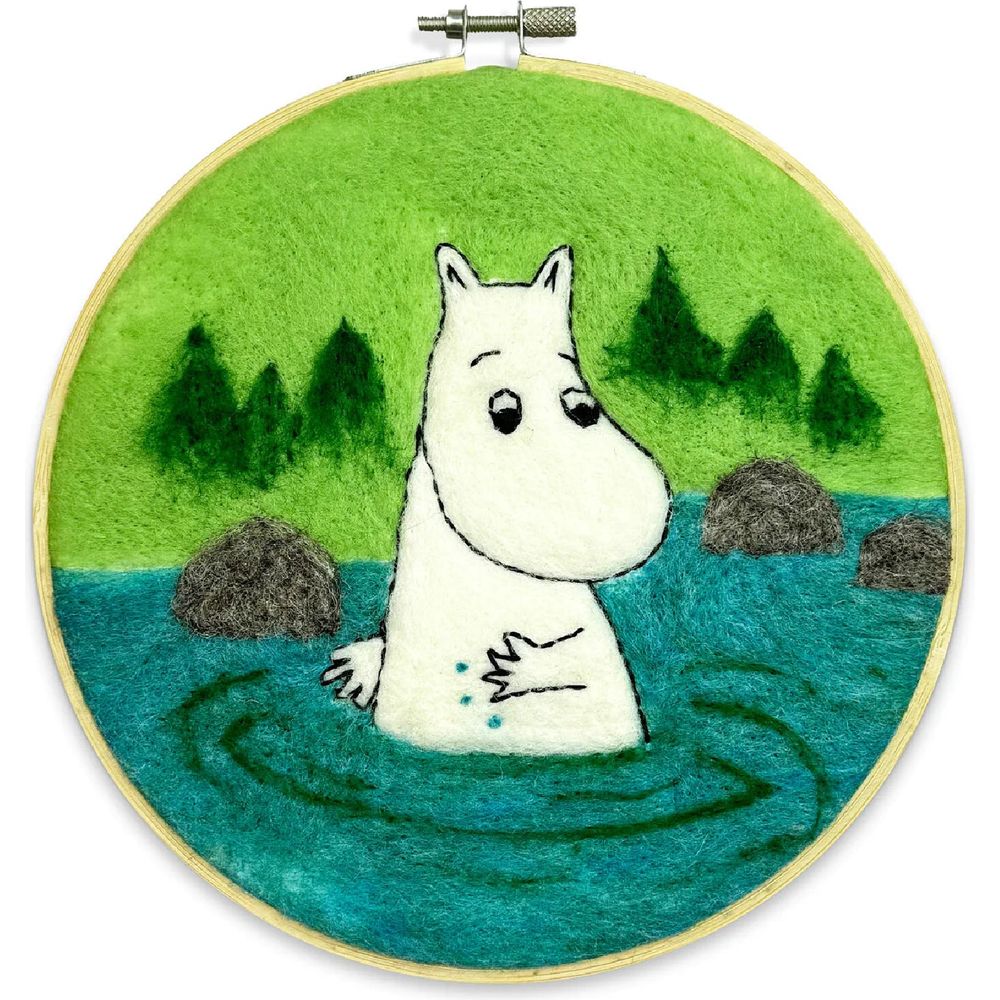 Needle Felting Kit Moomintroll Dipping - The Crafty Kit Company | Moomin Shop United States