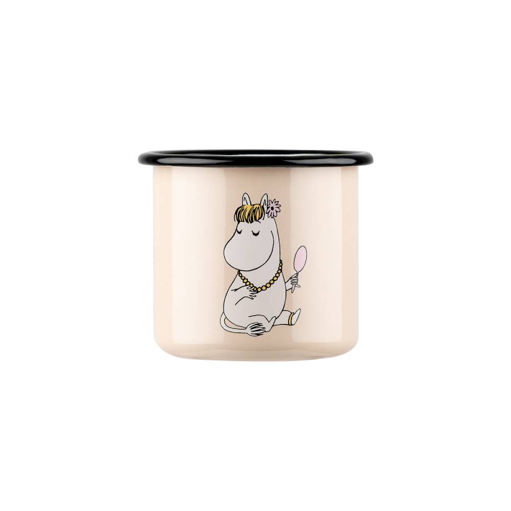 Moomin Enamel Mug Snorkmaiden 12.5 oz - Muurla