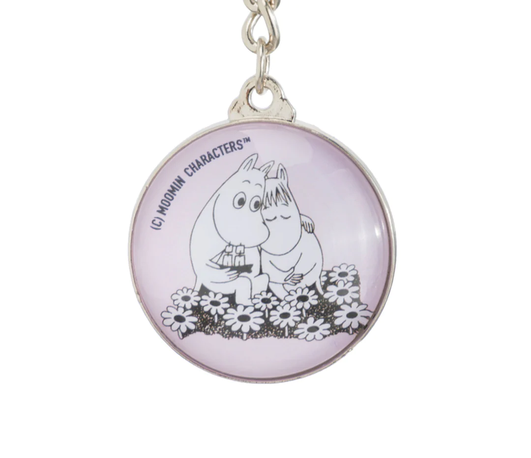 Moomintroll and Snorkmaiden Key Ring - Nordicbuddies | Moomin Shop United States