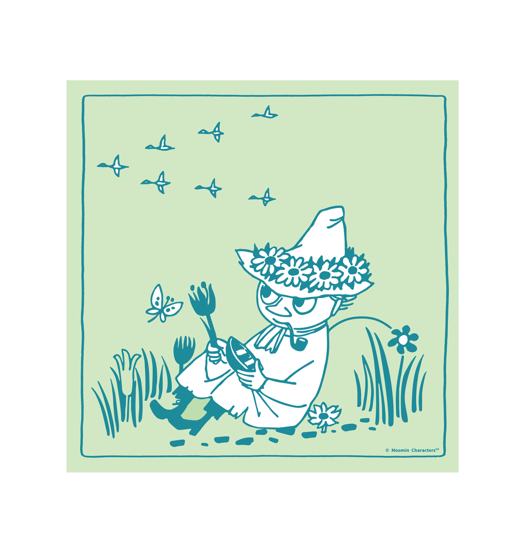 Snufkin Relaxing Poster Print | Moomin Shop United States