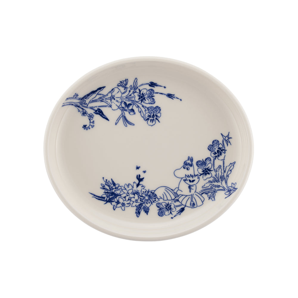 Moomin Haru Oval Plate 6.3 in - Moomin Arabia | Moomin Shop US