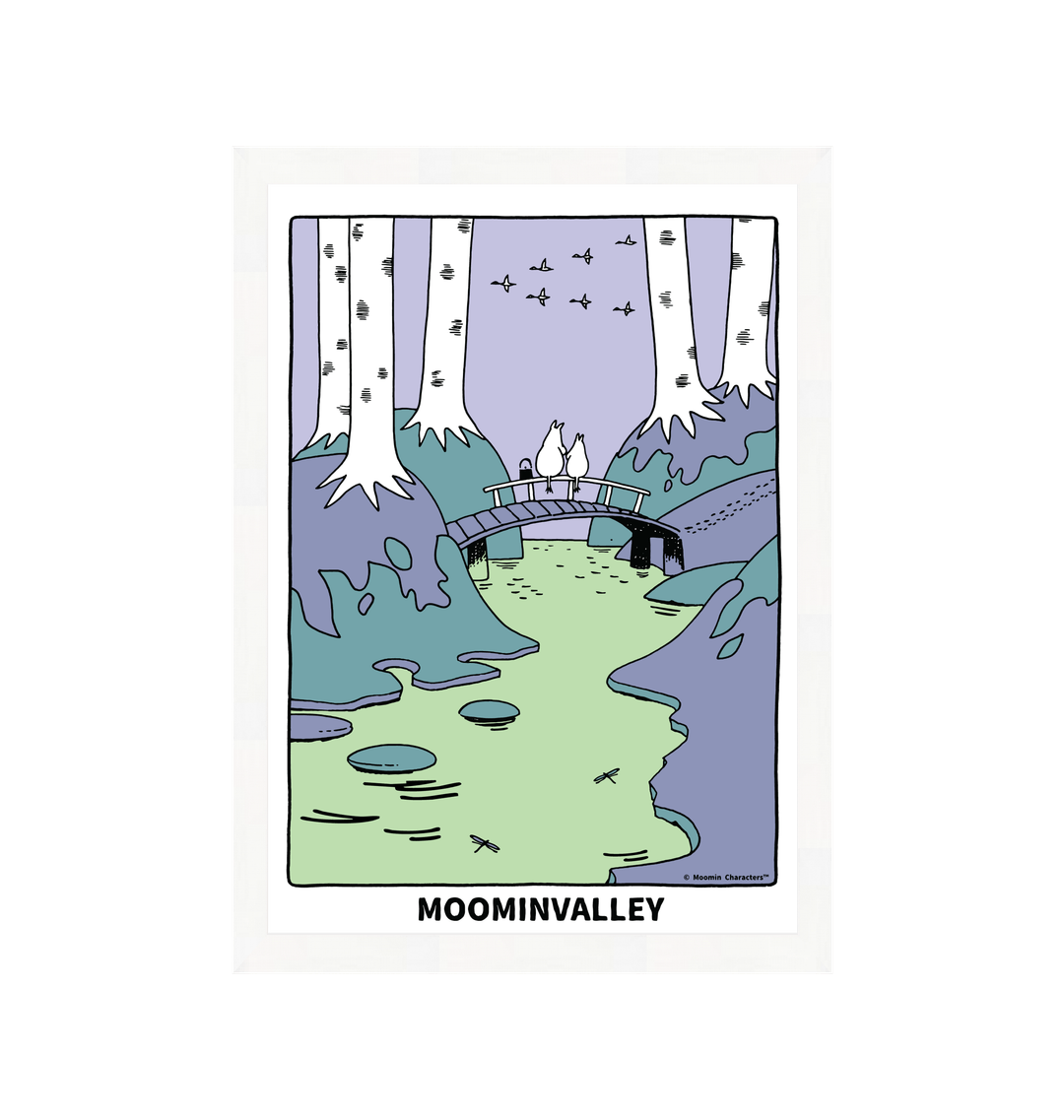 White Frame Fine art print Front