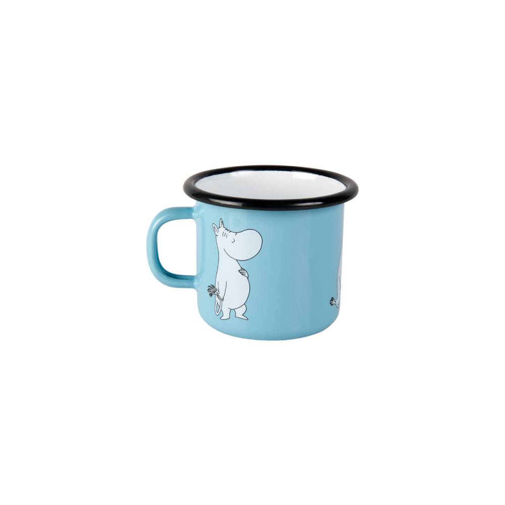 Moomin Enamel Mug Moomintroll 8.5 oz - Muurla