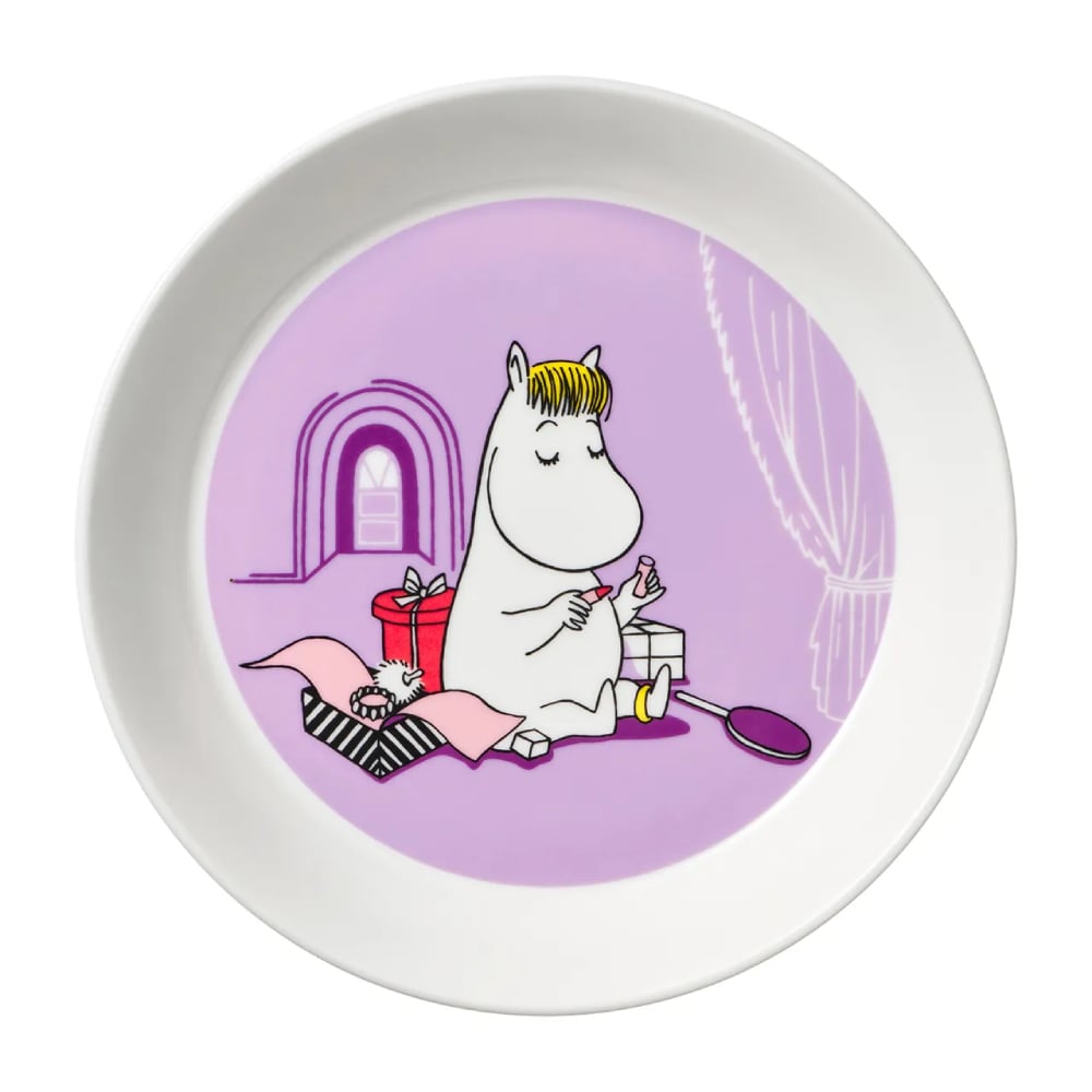 Snork Maiden✿ Snorkmaiden Plate - Moomin Arabia | Moomin Shop US - The