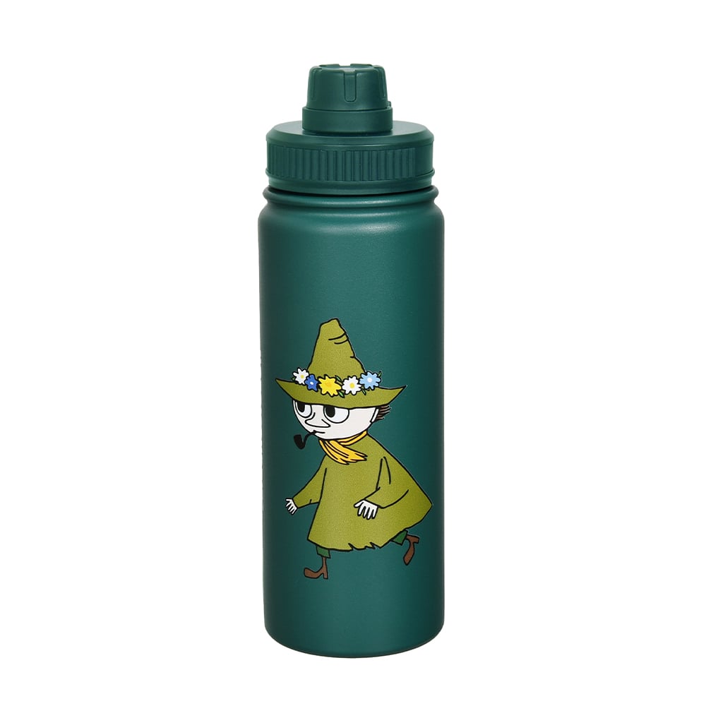 Snufkin Thermal Everyday Bottle Dark Green - The Official Moomin Shop