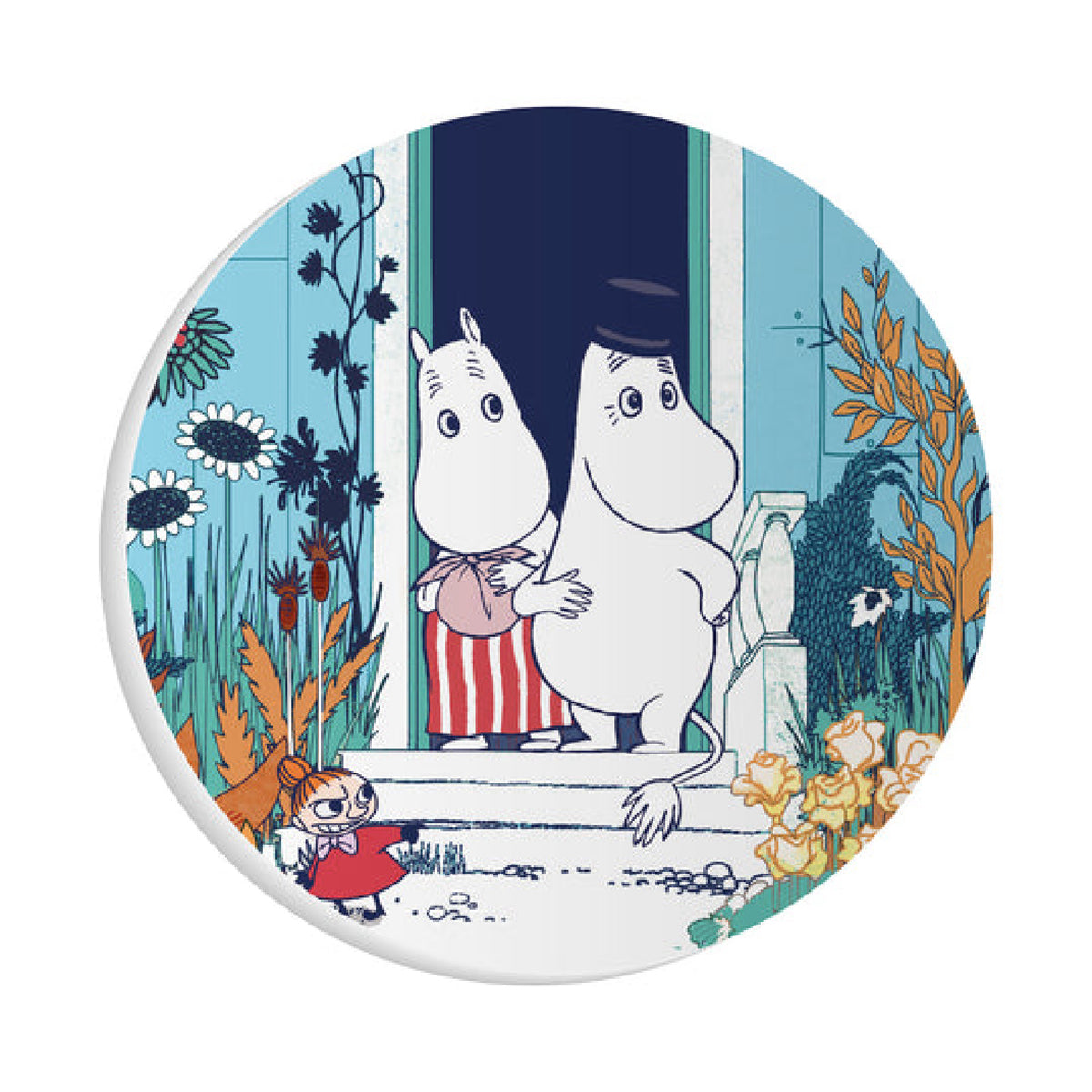 Moomin Riviera Ceramic Coaster - Half Moon Bay | Moomin Shop US