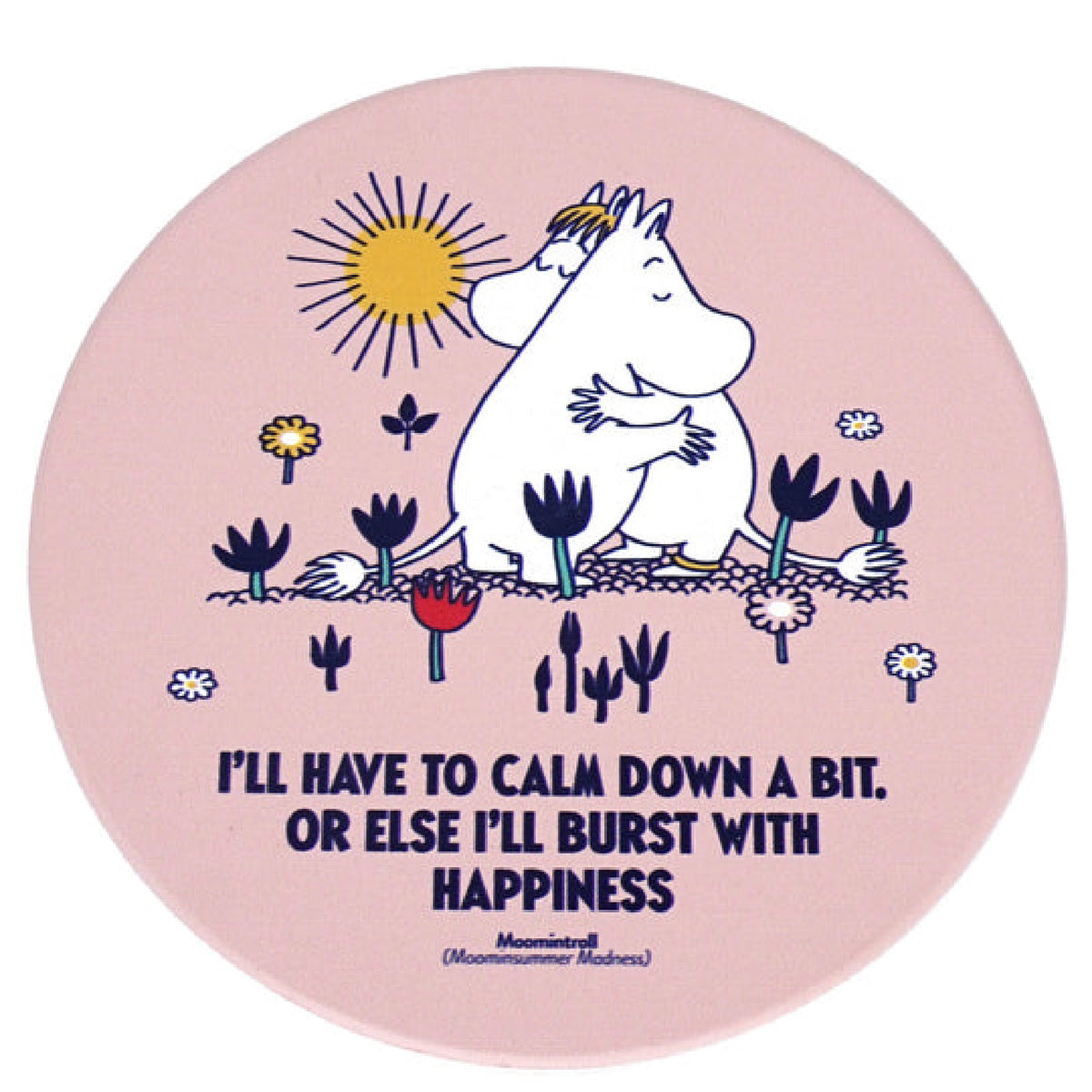 Moomin Hug Ceramic Coaster - Half Moon Bay | Moomin Shop US