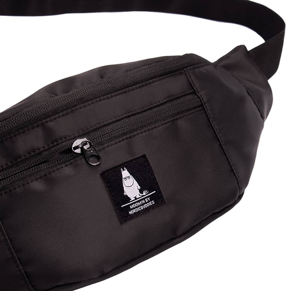 Moomintroll Waist Bag Black - Nordicbuddies