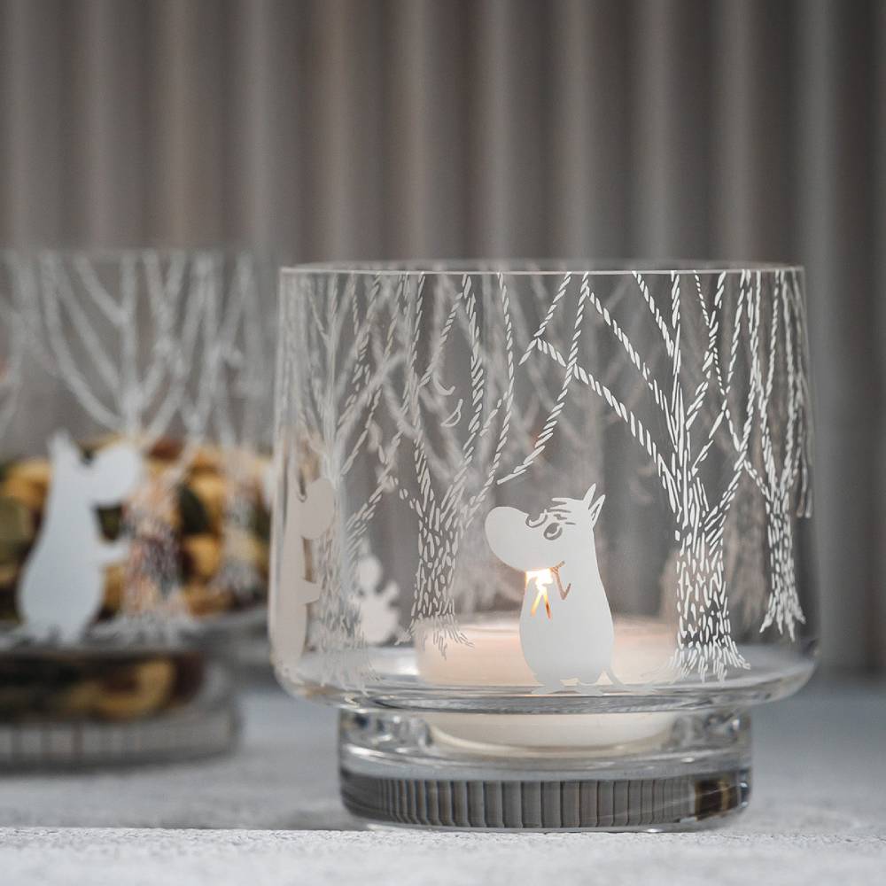 Moomin In The Woods Candle Holder 8cm - Muurla | Moomin Shop US