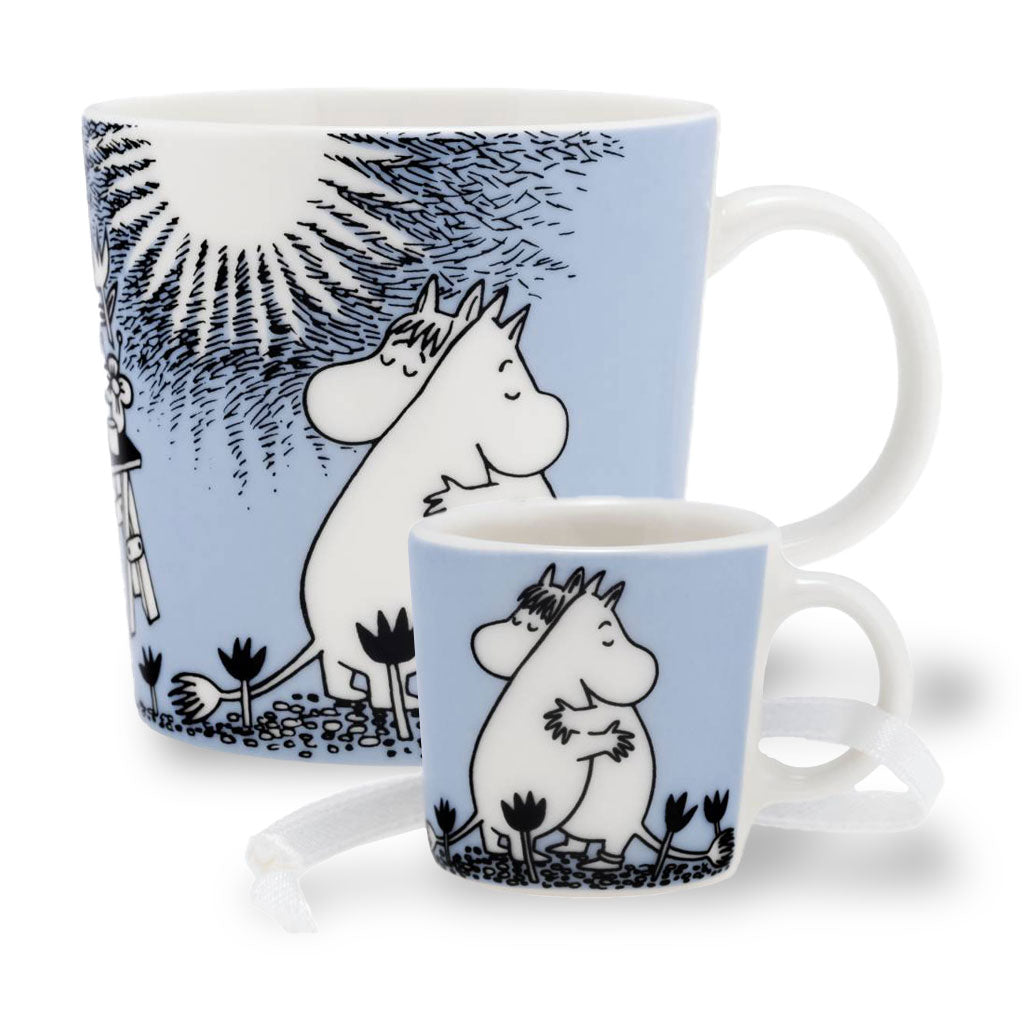 Moomin Blue Love Mug &amp; Mini Mug Bundle | Moomin Shop United States