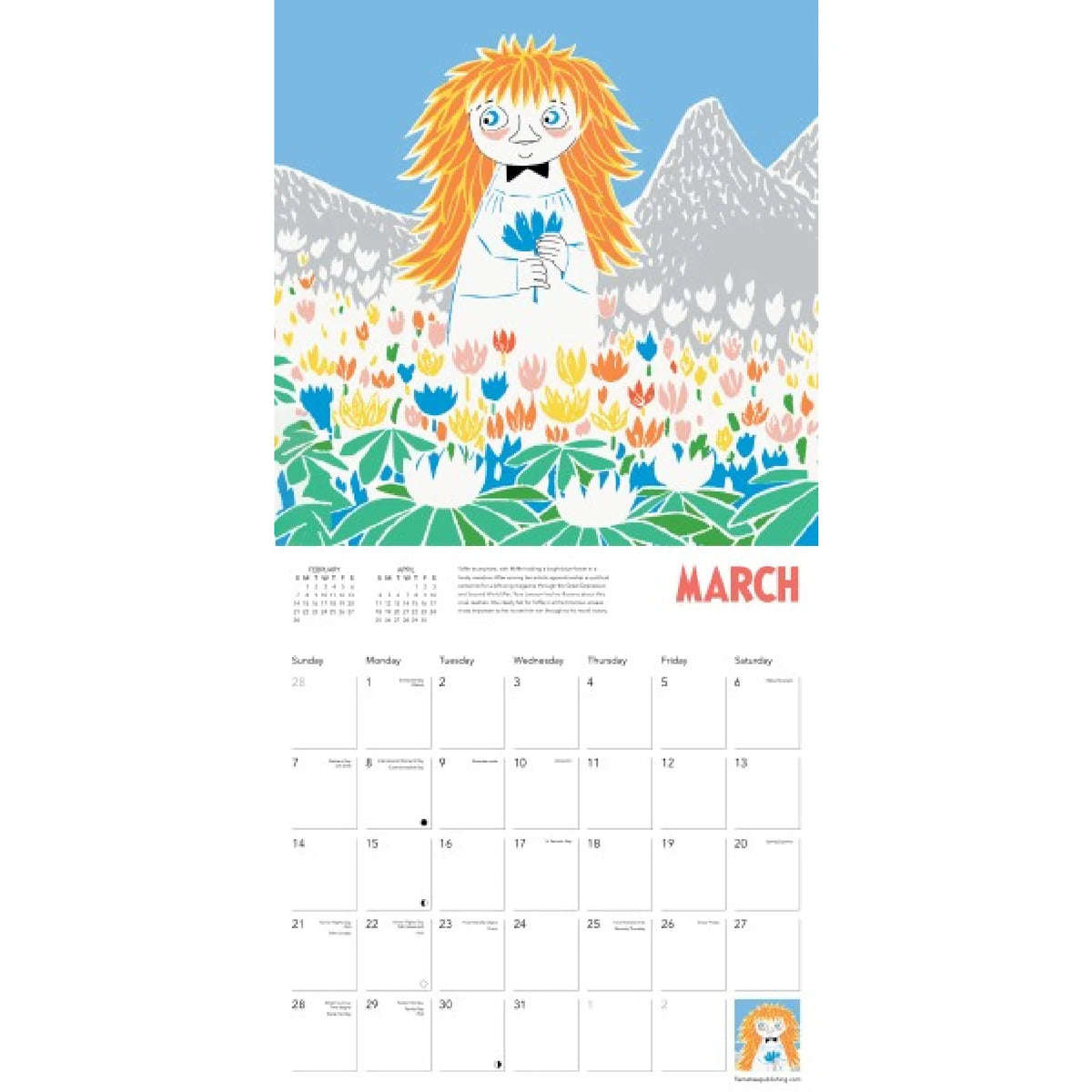 Moomin Wall Calendar 2027 (Art Calendar)