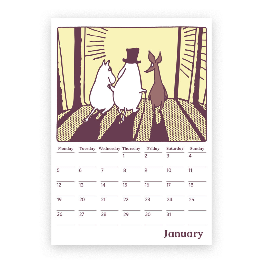 Moomin Wall Calendar 2026