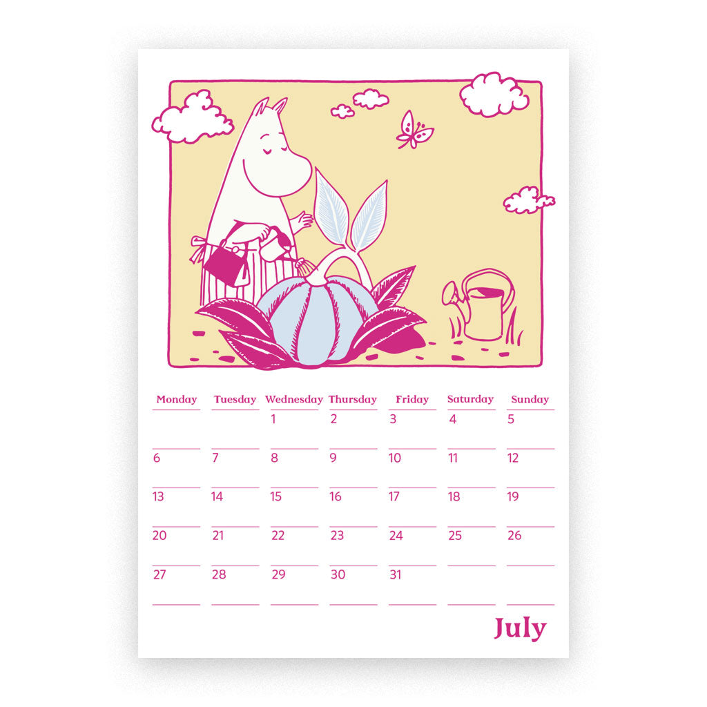 Moomin Wall Calendar 2026