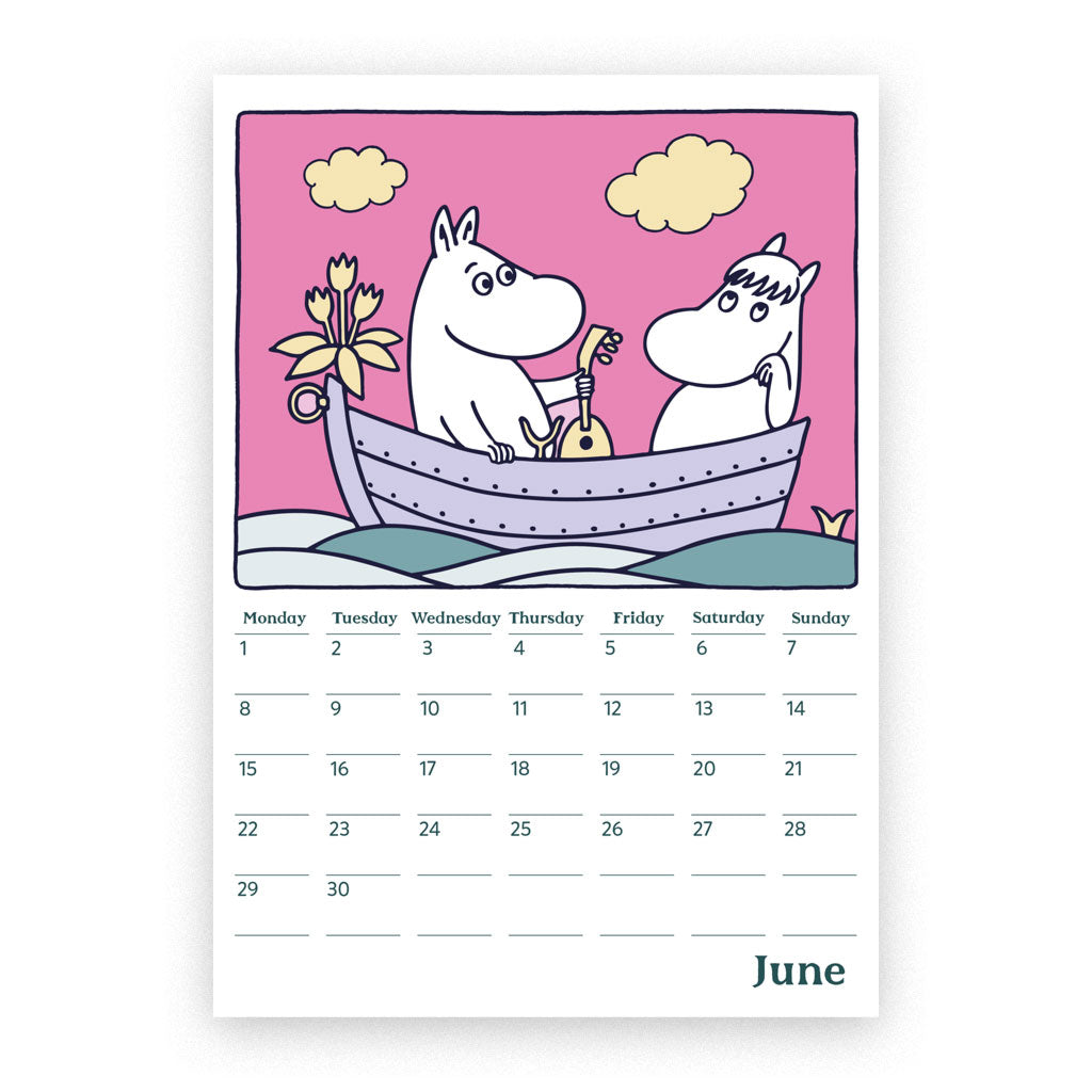 Moomin Wall Calendar 2026