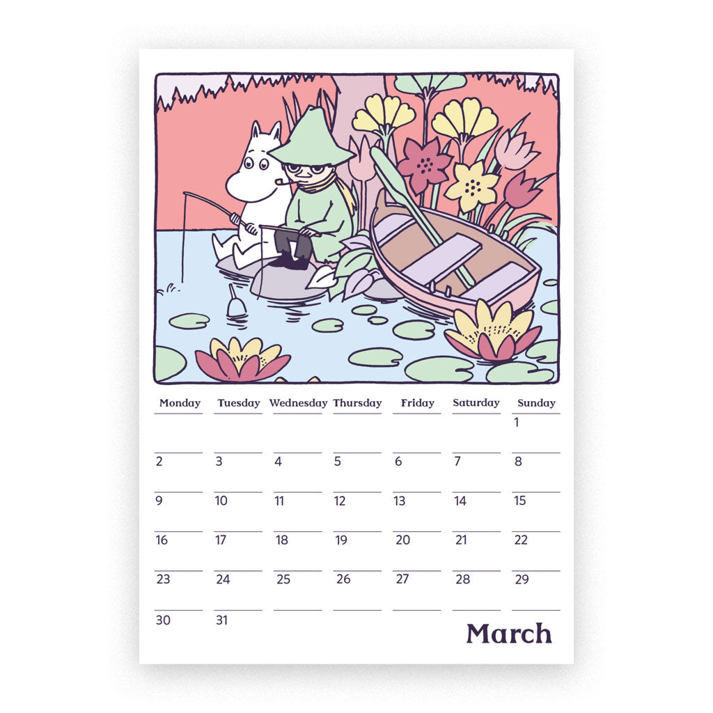 Moomin Wall Calendar 2026