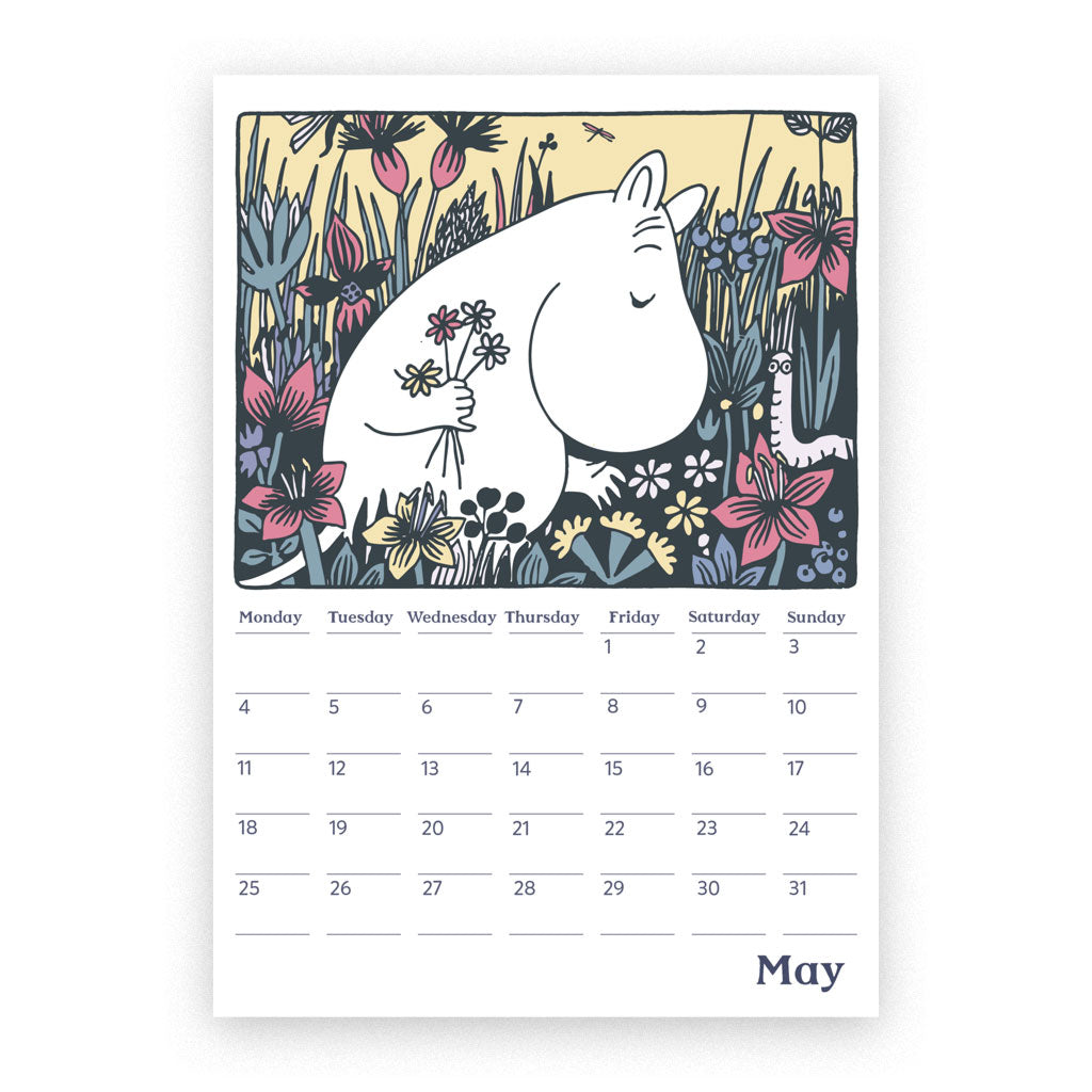 Moomin Wall Calendar 2026