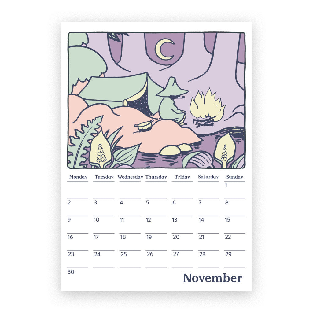 Moomin Wall Calendar 2026