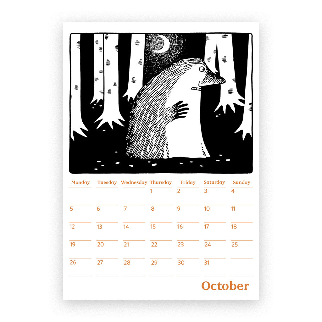 Moomin Wall Calendar 2026