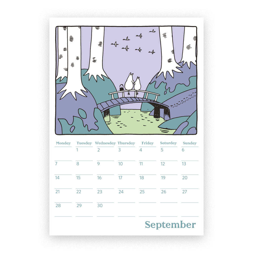 Moomin Wall Calendar 2026