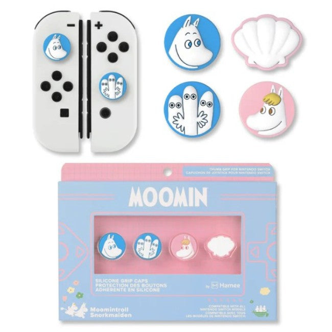 Moomin Nintendo Switch Thumb Grip Caps Series 1 - Moomintroll/Snorkmaiden: