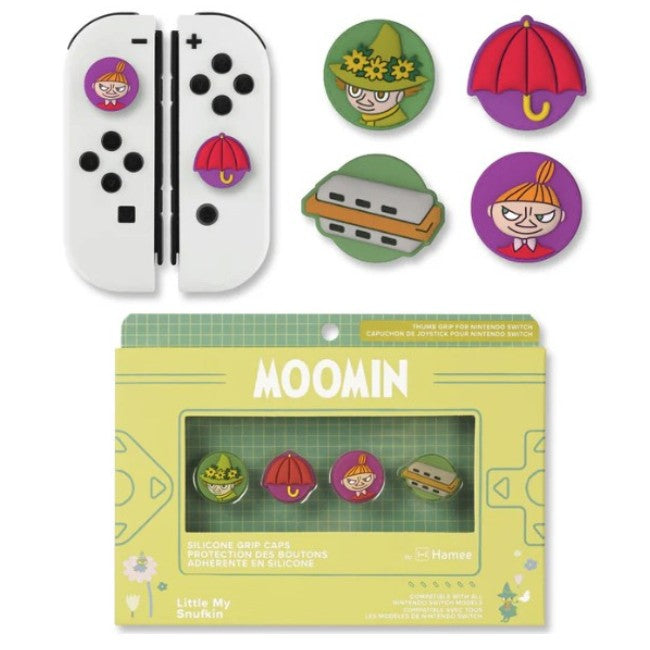Moomin Nintendo Switch Thumb Grip Caps Series 1 - Little My/Snufkin: