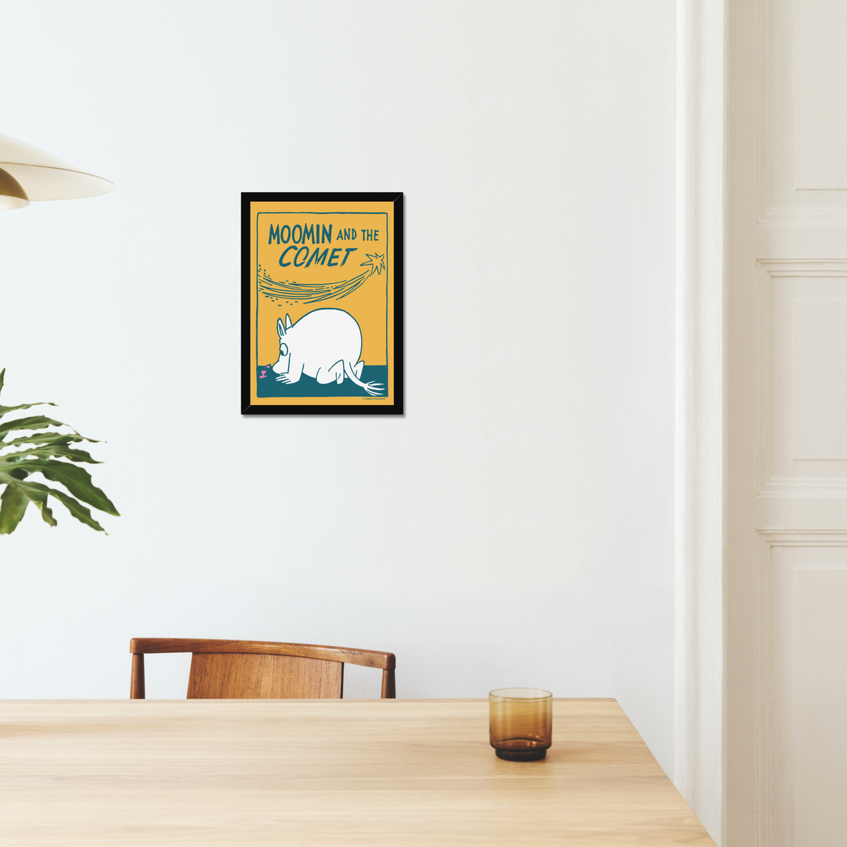 Moomin And The Comet Fine Art Framed Print