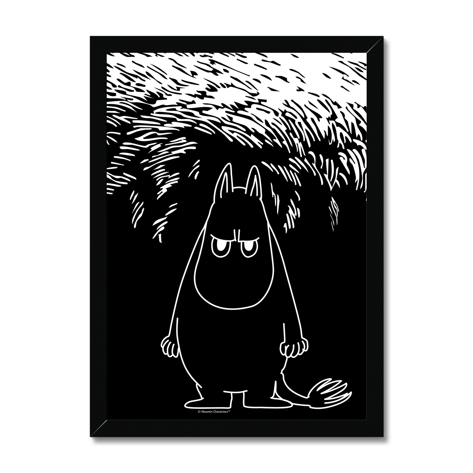 Angry Moomintroll Fine Art Framed Print | Moomin Shop United States