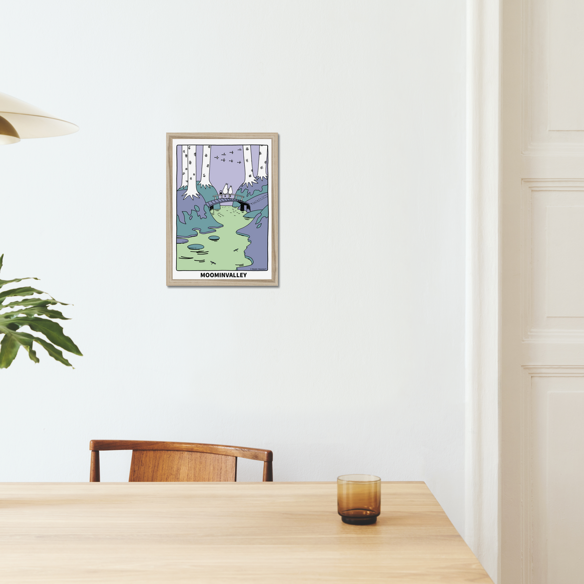 Moominvalley Scenic Bridge Fine Art Framed Print