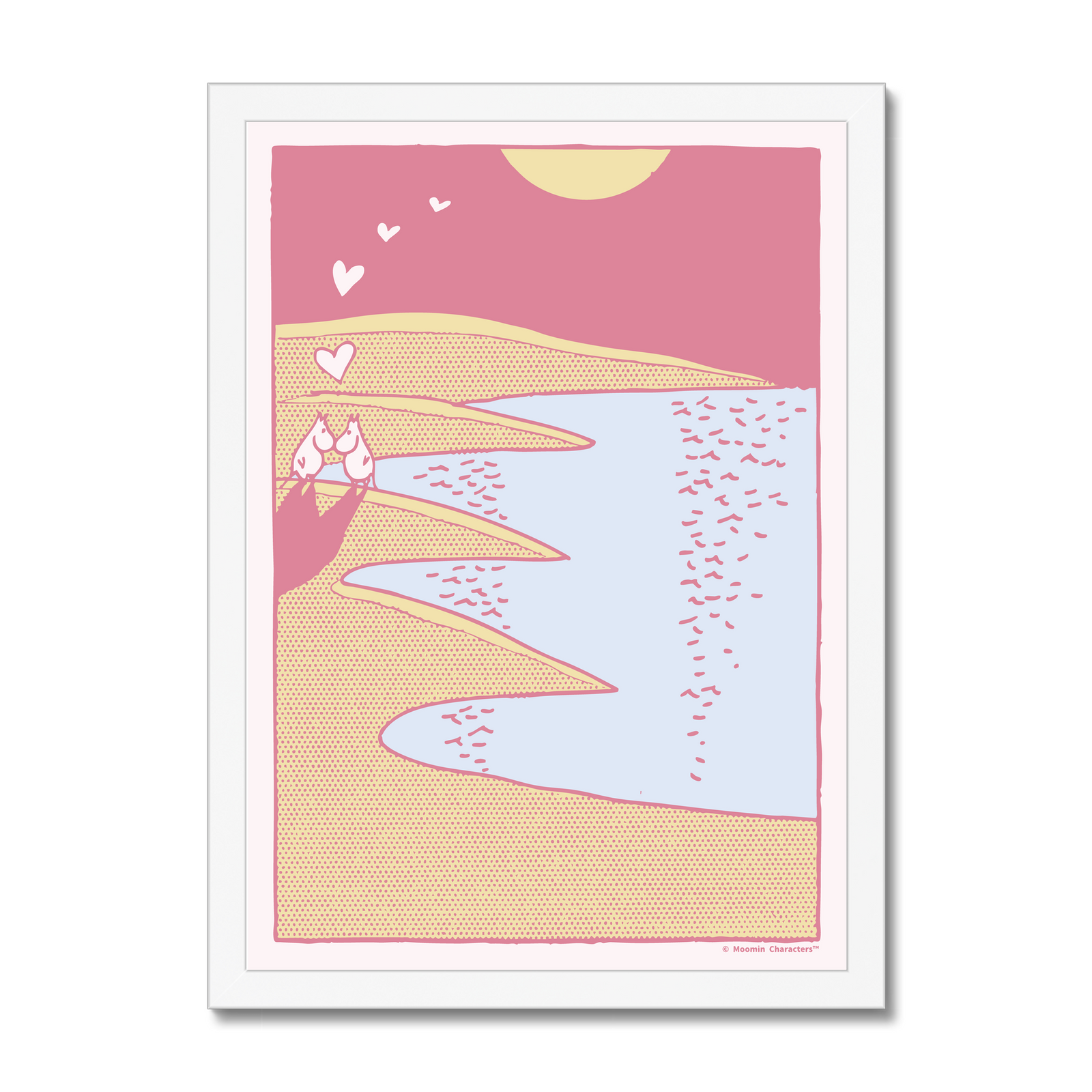 Moomin Love Sunset Fine Art Framed Print | Moomin Shop United States
