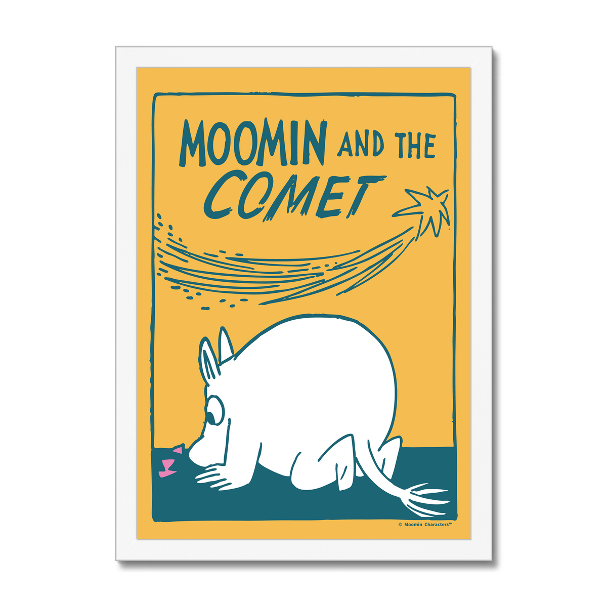 Moomin And The Comet Fine Art Framed Print | Moomin Shop United States